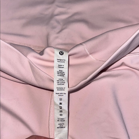 Pink Lululemon High-Waisted Leggings - Picture 4 of 5